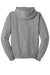 Jerzees 993M/993MR Mens NuBlend Pill Resistant Fleece Full Zip Hooded Sweatshirt Hoodie w/ Pockets Oxford Grey Flat Back