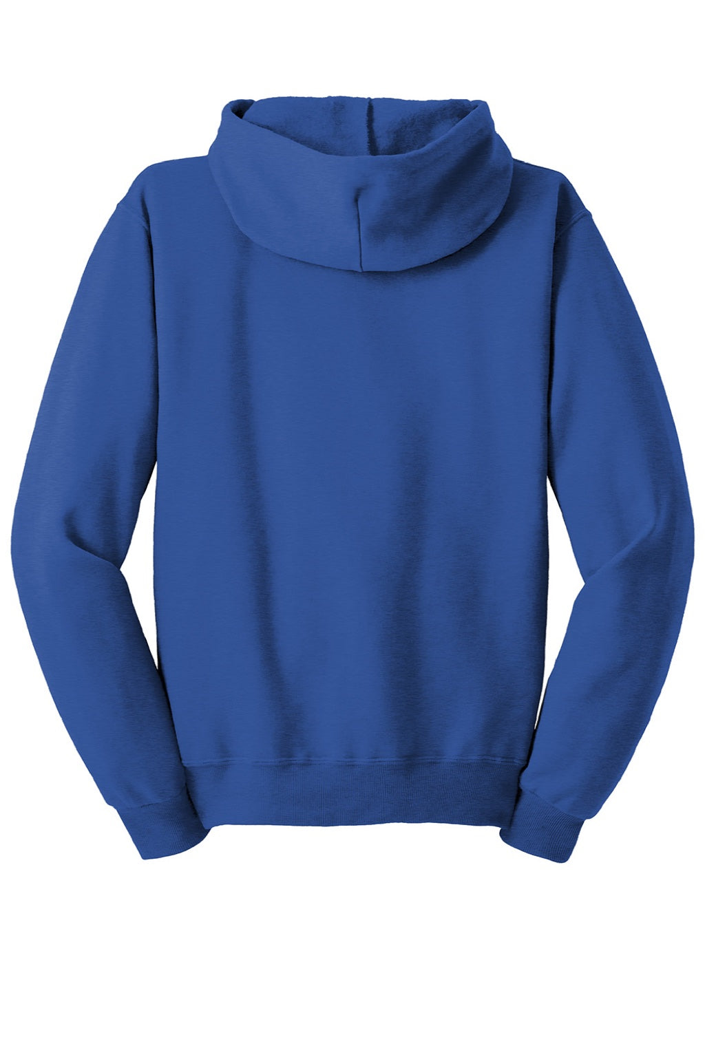 Jerzees 993M/993MR Mens NuBlend Pill Resistant Fleece Full Zip Hooded Sweatshirt Hoodie w/ Pockets Royal Blue Flat Back