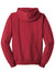 Jerzees 993M/993MR Mens NuBlend Pill Resistant Fleece Full Zip Hooded Sweatshirt Hoodie w/ Pockets True Red Flat Back