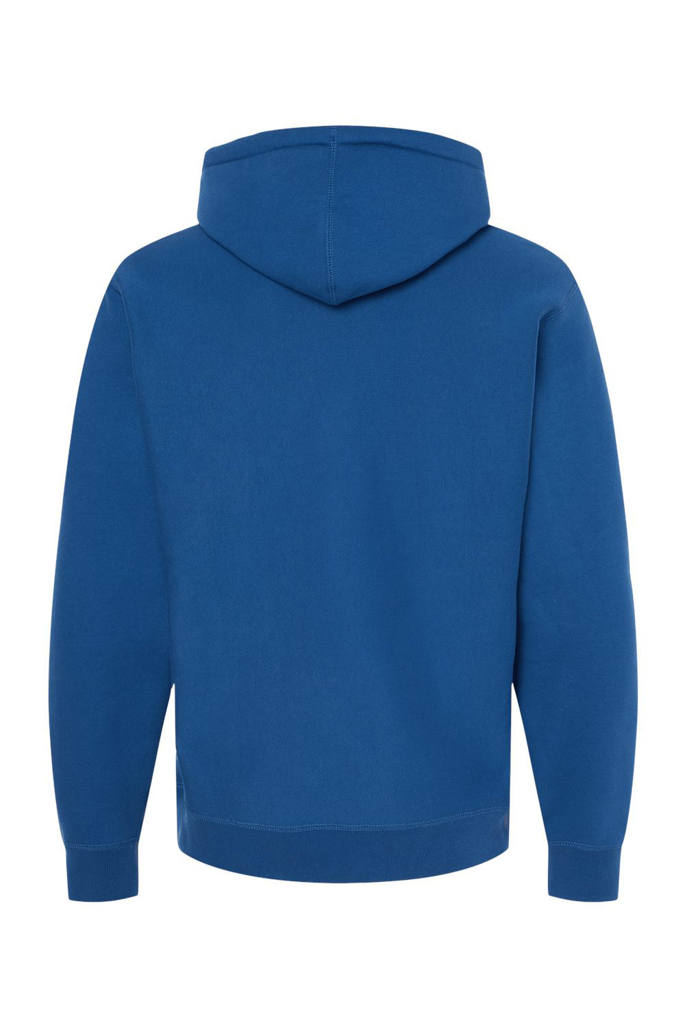 Independent Trading Company IND5000P Mens Legend Hooded Sweatshirt Hoodie w/ Pouch Pocket Royal Blue Flat Back
