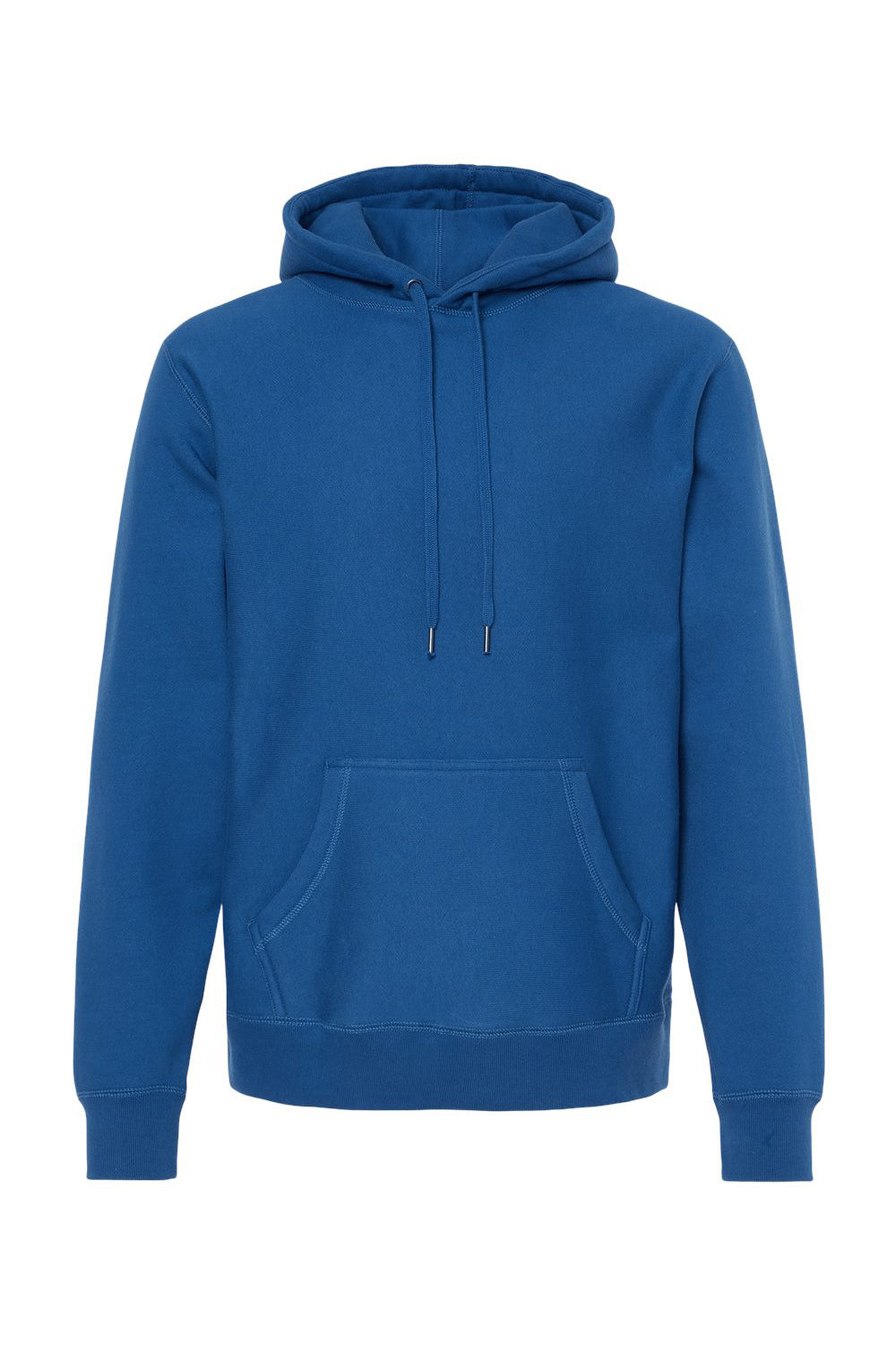 Independent Trading Company IND5000P Mens Legend Hooded Sweatshirt Hoodie w/ Pouch Pocket Royal Blue Flat Front