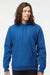 Independent Trading Company IND5000P Mens Legend Hooded Sweatshirt Hoodie w/ Pouch Pocket Royal Blue Model Front