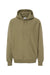 Independent Trading Company IND5000P Mens Legend Hooded Sweatshirt Hoodie w/ Pouch Pocket Olive Green Flat Front
