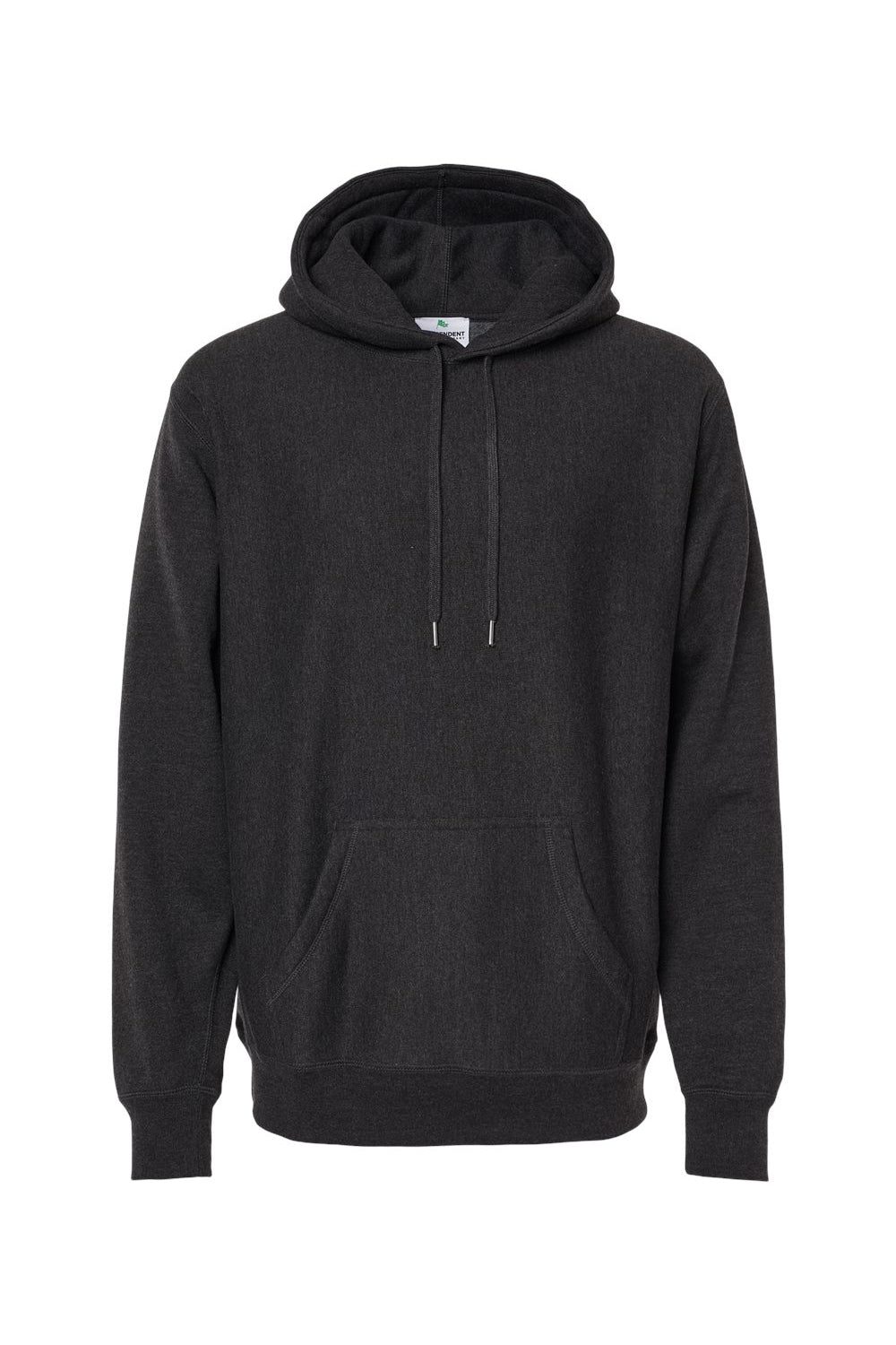 Independent Trading Co. IND5000P Mens Legend Hooded Sweatshirt Hoodie Heather Charcoal Grey Flat Front