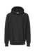 Independent Trading Company IND5000P Mens Legend Hooded Sweatshirt Hoodie w/ Pouch Pocket Heather Charcoal Grey Flat Front