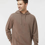 Independent Trading Co. Mens Pigment Dyed Hooded Sweatshirt Hoodie - Clay Brown - NEW