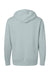 Independent Trading Company PRM4500 Mens Pigment Dyed Hooded Sweatshirt Hoodie w/ Pouch Pocket Sage Green Flat Back