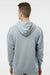Independent Trading Company PRM4500 Mens Pigment Dyed Hooded Sweatshirt Hoodie w/ Pouch Pocket Sage Green Model Back