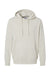 Independent Trading Company PRM4500 Mens Pigment Dyed Hooded Sweatshirt Hoodie w/ Pouch Pocket Ivory Flat Front