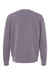 Independent Trading Company PRM3500 Mens Pigment Dyed Crewneck Sweatshirt Plum Purple Flat Back