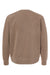 Independent Trading Company PRM3500 Mens Pigment Dyed Crewneck Sweatshirt Clay Brown Flat Back