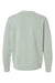 Independent Trading Company PRM3500 Mens Pigment Dyed Crewneck Sweatshirt Sage Green Flat Back