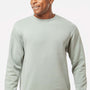 Independent Trading Company Mens Pigment Dyed Crewneck Sweatshirt - Sage Green
