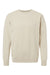 Independent Trading Co. PRM3500 Mens Pigment Dyed Crewneck Sweatshirt Ivory Flat Front