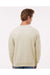 Independent Trading Co. PRM3500 Mens Pigment Dyed Crewneck Sweatshirt Ivory Model Back