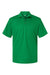 Paragon 100 Mens Saratoga Performance Moisture Wicking Mini Mesh Short Sleeve Polo Shirt Kelly Green Flat Front