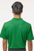 Paragon 100 Mens Saratoga Performance Moisture Wicking Mini Mesh Short Sleeve Polo Shirt Kelly Green Model Back