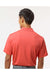 Paragon 100 Mens Saratoga Performance Mini Mesh Short Sleeve Polo Shirt Melon Model Back