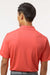 Paragon 100 Mens Saratoga Performance Moisture Wicking Mini Mesh Short Sleeve Polo Shirt Melon Model Back