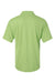 Paragon 100 Mens Saratoga Performance Moisture Wicking Mini Mesh Short Sleeve Polo Shirt Kiwi Green Flat Back