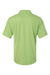 Paragon 100 Mens Saratoga Performance Mini Mesh Short Sleeve Polo Shirt Kiwi Green Flat Back