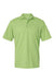 Paragon 100 Mens Saratoga Performance Mini Mesh Short Sleeve Polo Shirt Kiwi Green Flat Front