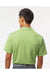 Paragon 100 Mens Saratoga Performance Mini Mesh Short Sleeve Polo Shirt Kiwi Green Model Back