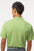 Paragon 100 Mens Saratoga Performance Moisture Wicking Mini Mesh Short Sleeve Polo Shirt Kiwi Green Model Back