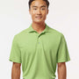 Paragon Mens Saratoga Performance Moisture Wicking Mini Mesh Short Sleeve Polo Shirt - Kiwi Green - NEW