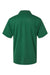 Paragon 100 Mens Saratoga Performance Moisture Wicking Mini Mesh Short Sleeve Polo Shirt Hunter Green Flat Back