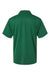 Paragon 100 Mens Saratoga Performance Mini Mesh Short Sleeve Polo Shirt Hunter Green Flat Back