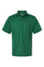 Paragon 100 Mens Saratoga Performance Mini Mesh Short Sleeve Polo Shirt Hunter Green Flat Front