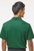 Paragon 100 Mens Saratoga Performance Moisture Wicking Mini Mesh Short Sleeve Polo Shirt Hunter Green Model Back