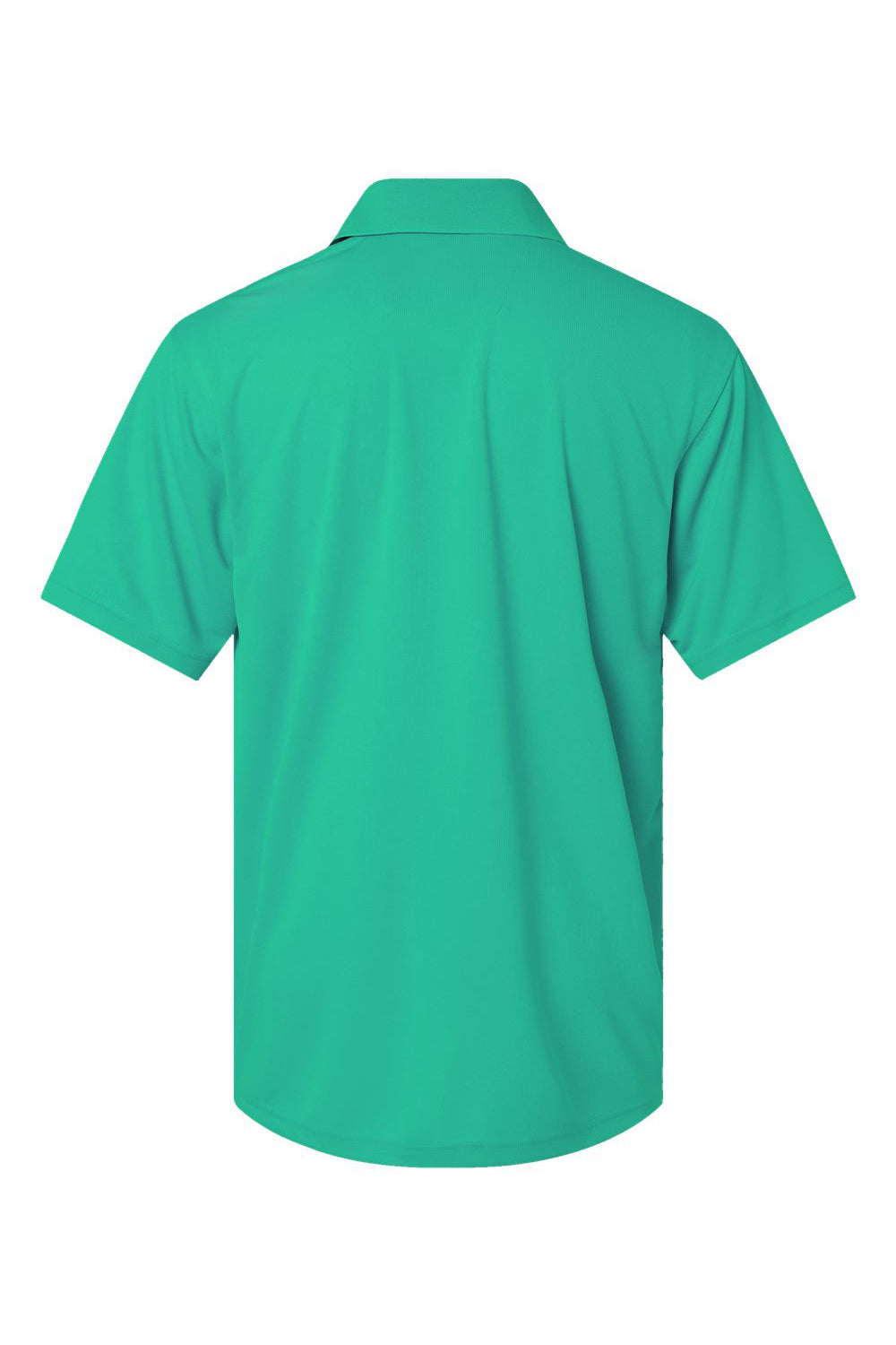 Paragon 100 Mens Saratoga Performance Mini Mesh Short Sleeve Polo Shirt Seagreen Flat Back