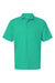 Paragon 100 Mens Saratoga Performance Moisture Wicking Mini Mesh Short Sleeve Polo Shirt Seagreen Flat Front