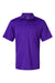 Paragon 100 Mens Saratoga Performance Mini Mesh Short Sleeve Polo Shirt Purple Flat Front