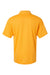 Paragon 100 Mens Saratoga Performance Mini Mesh Short Sleeve Polo Shirt Gold Flat Back