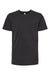 SoftShirts 402 Youth Organic Short Sleeve Crewneck T-Shirt Black Flat Front