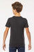 SoftShirts 402 Youth Organic Short Sleeve Crewneck T-Shirt Black Model Back