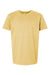 SoftShirts 402 Youth Organic Short Sleeve Crewneck T-Shirt Wheat Yellow Flat Front