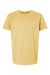 SoftShirts 402 Youth Organic Short Sleeve Crewneck T-Shirt Wheat Yellow Flat Front