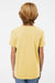 SoftShirts 402 Youth Organic Short Sleeve Crewneck T-Shirt Wheat Yellow Model Back