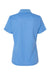 Paragon 104 Womens Saratoga Performance Mini Mesh Short Sleeve Polo Shirt Bimini Blue Flat Back
