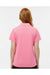 Paragon 104 Womens Saratoga Performance Mini Mesh Short Sleeve Polo Shirt Charity Pink Model Back