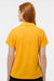 Paragon 104 Womens Saratoga Performance Moisture Wicking Mini Mesh Short Sleeve Polo Shirt Gold Model Back