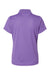Paragon 104 Womens Saratoga Performance Mini Mesh Short Sleeve Polo Shirt Grape Purple Flat Back
