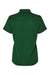 Paragon 104 Womens Saratoga Performance Mini Mesh Short Sleeve Polo Shirt Hunter Green Flat Back