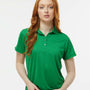 Paragon Womens Saratoga Performance Moisture Wicking Mini Mesh Short Sleeve Polo Shirt - Kelly Green - NEW