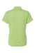 Paragon 104 Womens Saratoga Performance Moisture Wicking Mini Mesh Short Sleeve Polo Shirt Kiwi Green Flat Back