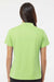 Paragon 104 Womens Saratoga Performance Moisture Wicking Mini Mesh Short Sleeve Polo Shirt Kiwi Green Model Back